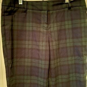 The Limited Size 10 Black Watch Drew Pants -